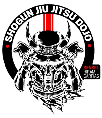 Logotipo institucional del dojo Shogun Jiu Jitsu en Querétaro con estilo samurái.